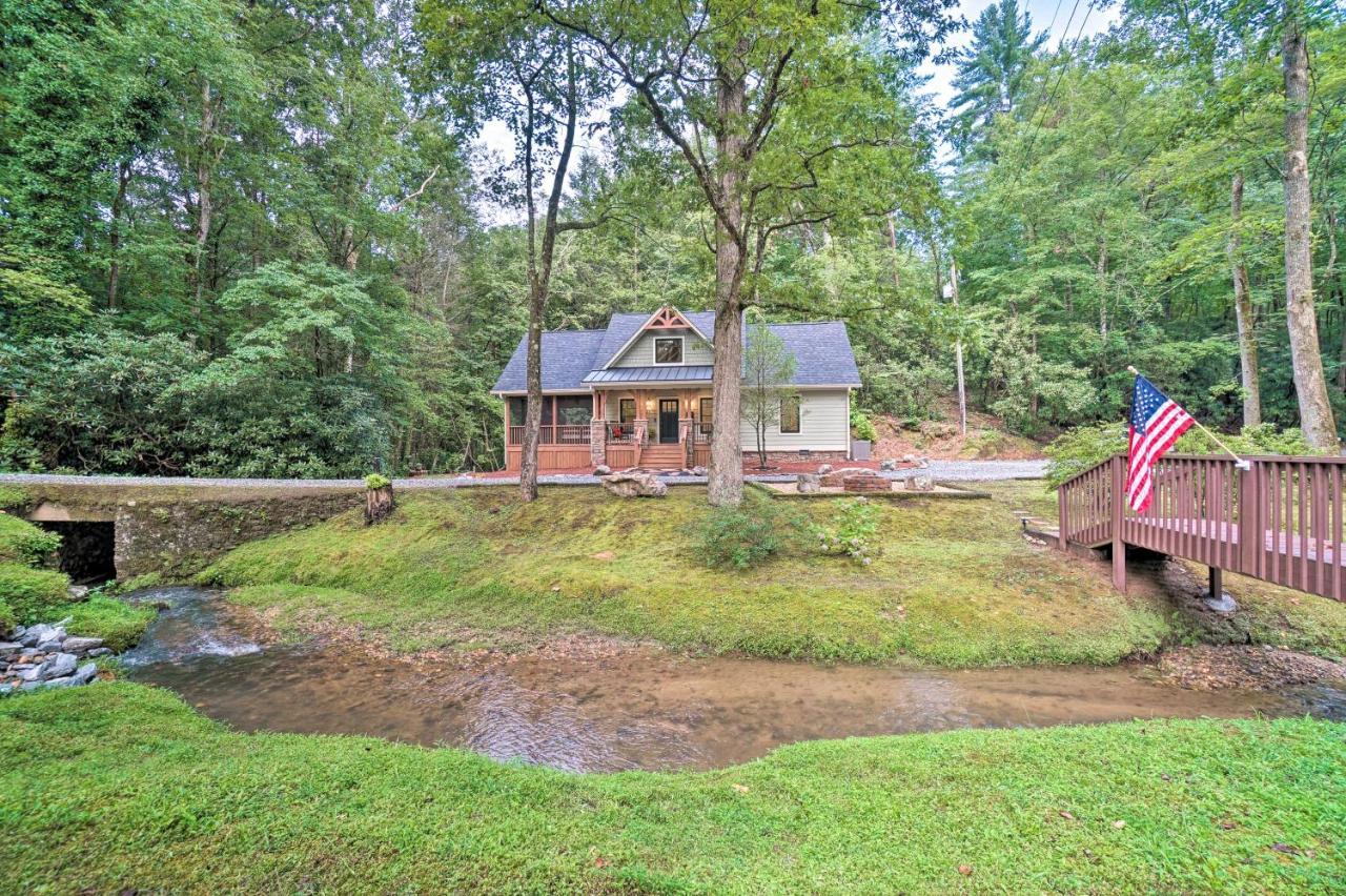 Hootenanny At Horton Creek Creekside Escape! Helen Bagian luar foto